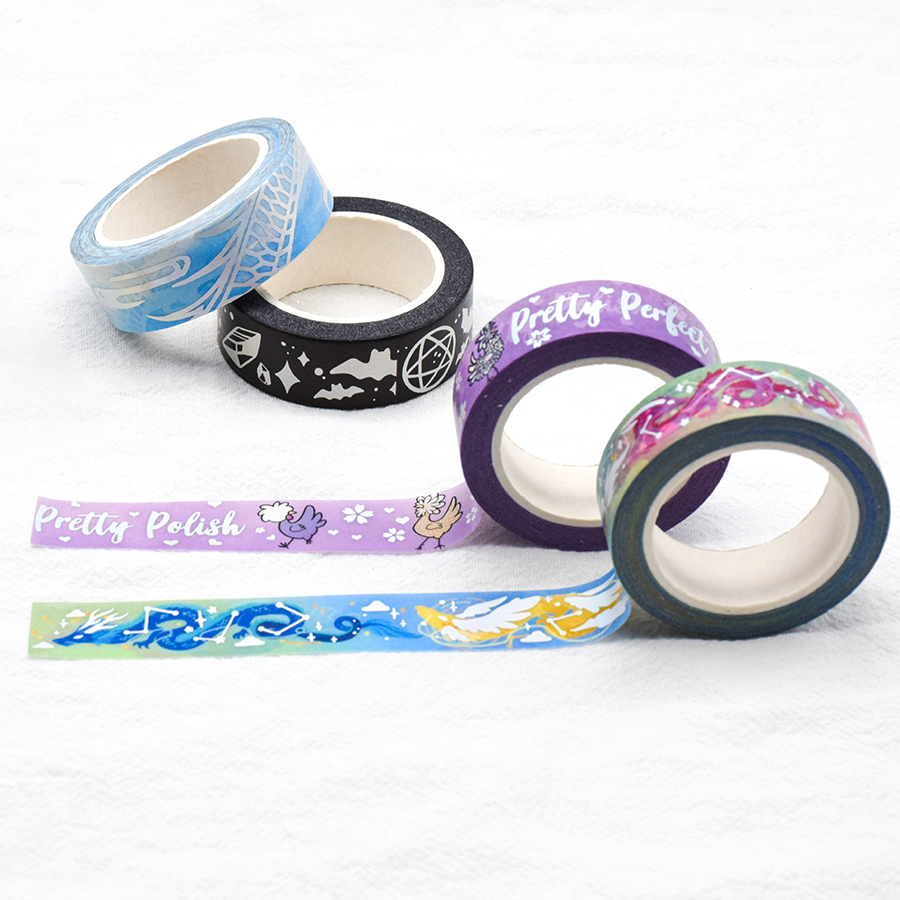 Silver Foil Crafting Washi Tape & Dispenser Set by Recollections