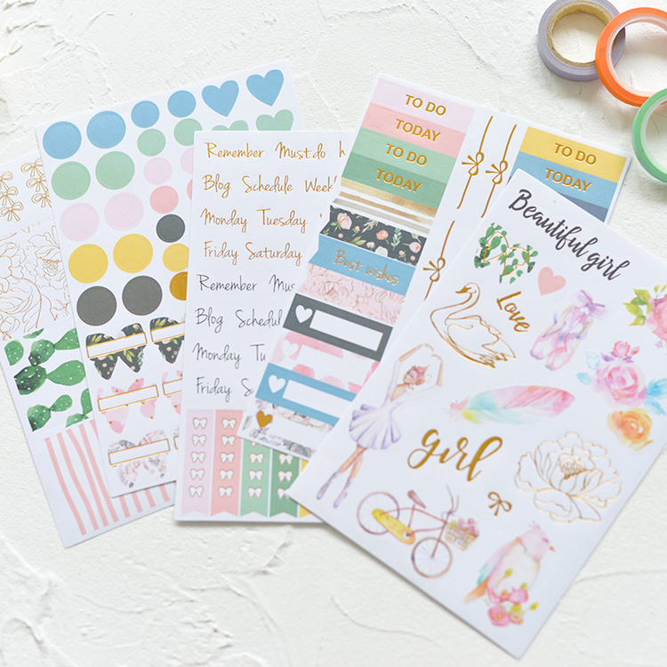 Planner Stickers + Washi Tape Haul - MuffinChanel
